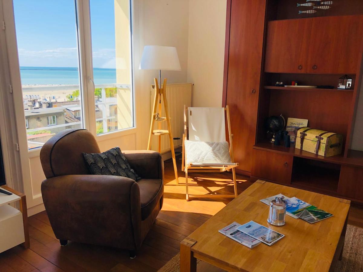 Bellevue -Appartement De Charme - Vue Imprenable Sur La Mer - Face A Nausicaa بولون-سور-مير المظهر الخارجي الصورة